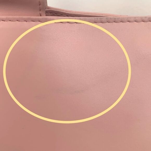 Furla Blush Side Zipper Expanding Leather Tote Satchel Bag Handbag Pink Leather - Picture 12 of 12